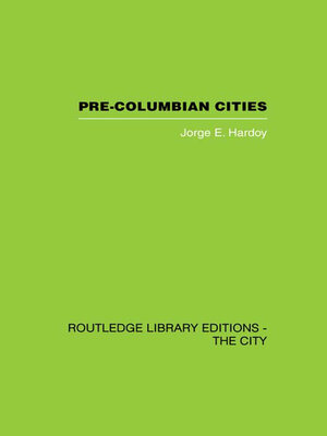 cover image of Pre-Colombian Cities